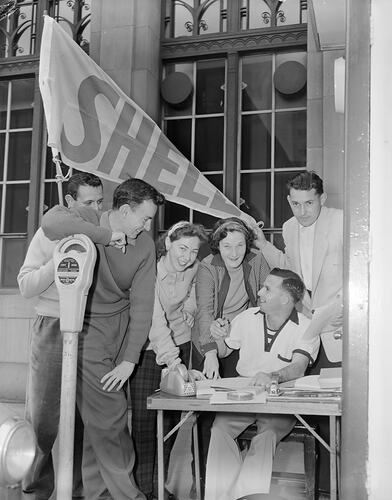 Shell Co, Group at a Car Trial Competition, Melbourne, 25 Oct 1959