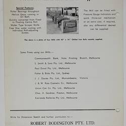 Page with photo image and printed descriptive text.