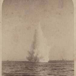 Digital Image - Mine Explosion in Port Phillip, circa 1880s