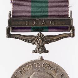 Medal - General Service Medal 1918-1962, King George V, 1st Issue, Great Britain, Dvr. C.J. Cook, 1923 - Obverse