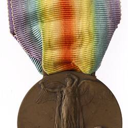 Medal - Victory Medal 1914-1918, Italy, 1918 - Obverse