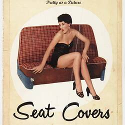 Advertising Packaging - "Victoria" Seat Covers, Bernice Kopple, 1950s