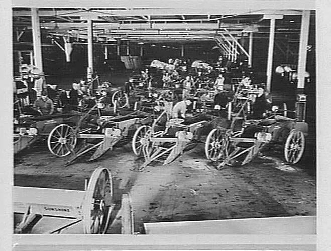 POTATO DIGGERS ON ASSEMBLING FLOOR: JUNE 1944