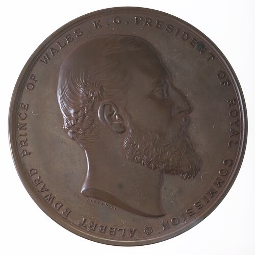 Medal - Australian International Exhibitions Commissioners, 1879-80 AD