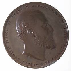 Medal - Australian International Exhibitions Commissioners, 1879-80 AD