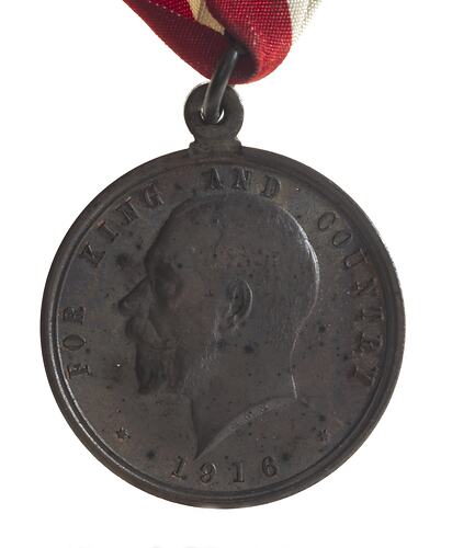Medal - Anzac, Education Department Schools, Australia, 1916 AD