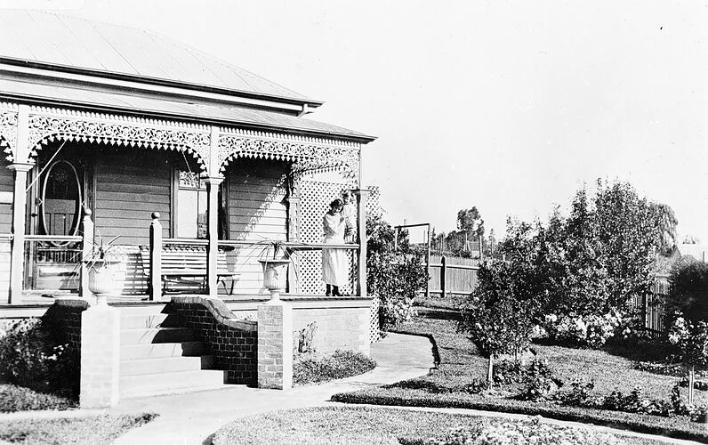 Negative - Arbroath House, Bendigo, Victoria, circa 1925