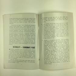 HT 56083, Pamphlet - 'Why Does White Australia Matter?', Victorian Association for Immigration Reform, Melbourne, circa 1968 (MIGRATION), Document, Registered