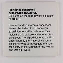 White square label with black text.