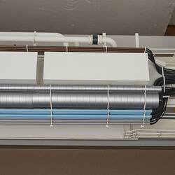 Detail of model for tunnel boring machine.