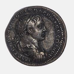 Coin - Denarius, Emperor Trajan, Ancient Roman Empire, 103-111 AD