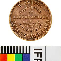 H. Ashton Token Halfpenny