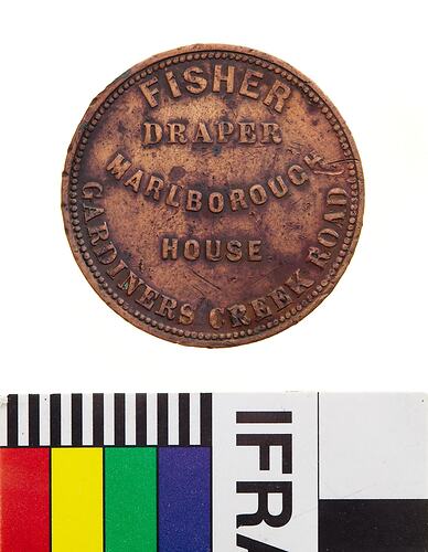 Fisher Token Halfpenny