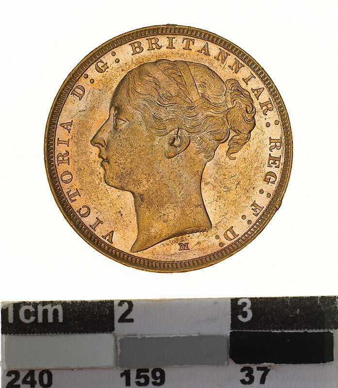 Coin - Sovereign, Victoria, Australia, 1883