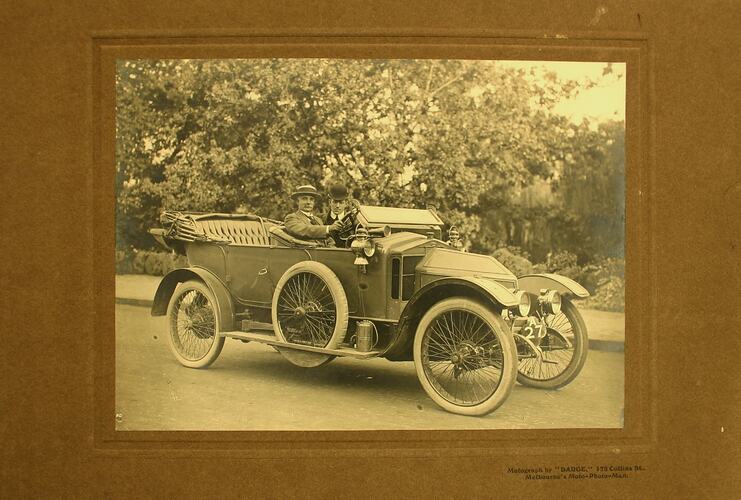 Photograph - Two Men in a Siddeley-Deasy Motor Car