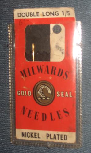 Needles - Milwards Gold seal sewing needles