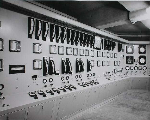 Photograph - Kodak Australasia Pty Ltd,  Control Panel For The Emulsion Coating Machine, Kodak Factory, Coburg, circa 1964