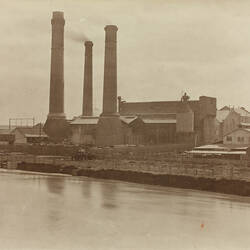 Photograph - Melbourne Electric Supply Co, Richmond Power Station, Richmond, Victoria, circa 1920s