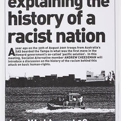 Leaflet - Explaining the History of a Racist Nation