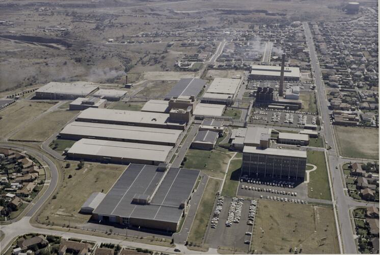 Kodak Australasia Pty Ltd, Aerial View of the Kodak Factory Complex, Coburg, 1965