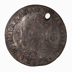 Coin - Sixpence, Elizabeth I, England, Great Britain, 1562 (Obverse)