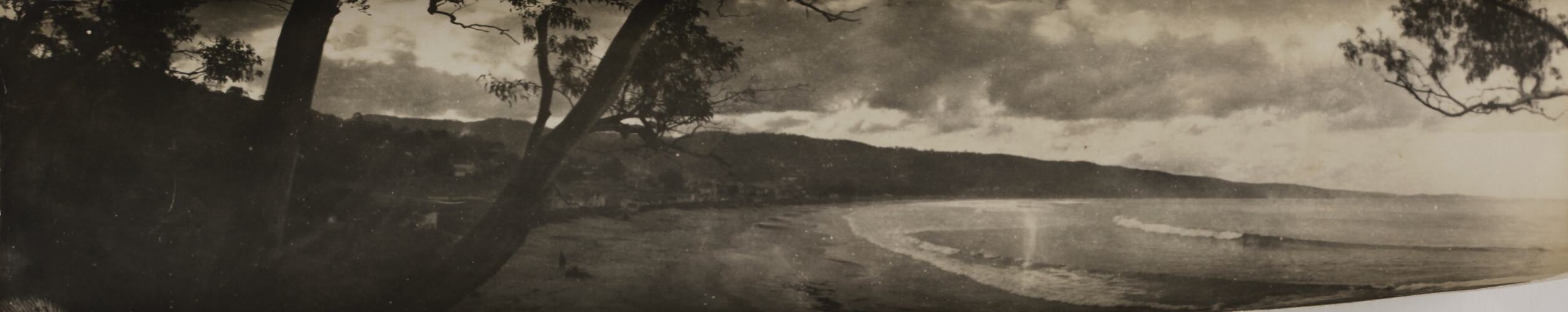 Photograph - Coastal Landscape, Lorne, Victoria, circa 1920s