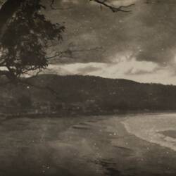 Photograph - Coastal Landscape, Lorne, Victoria, circa 1920s