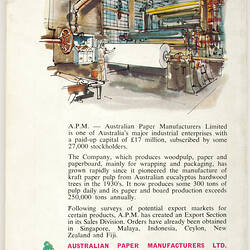 Book - International Trade Fair Catalogue, Melbourne 1959