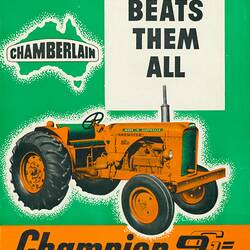 Descriptive Leaflet - Chamberlain Industries, Champion 9G Diesel Tractor, circa 1955