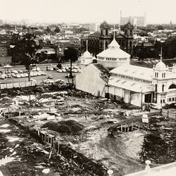 Photograph - Demolition of Southern Section of Western Annexe, Exhibition Building, Melbourne, 1962