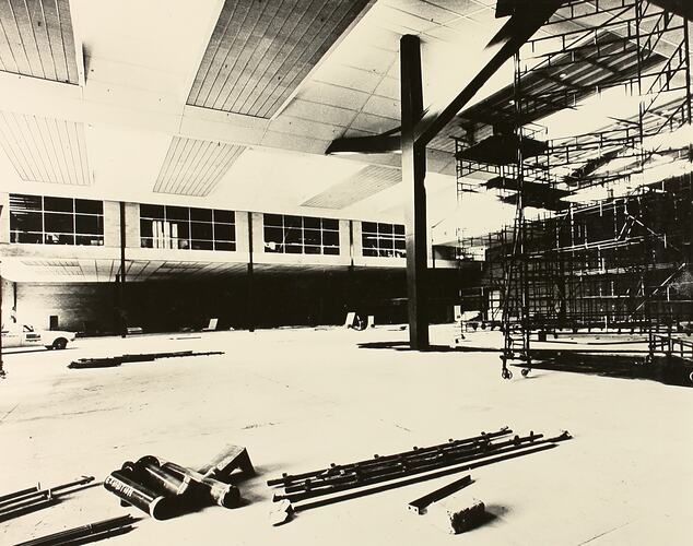 Photograph - Interior of Eastern Annexe, Exhibition Building, Melbourne, 1972