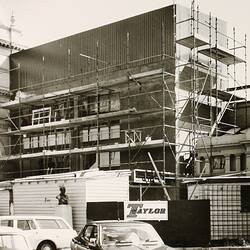 Photograph - Construction of New Entrance to Convention Centre, Exhibition Building, Melbourne, 1977
