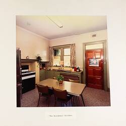 Photograph - The New 'Residency', Kitchen, Royal Exhibition Building, Melbourne, circa Feb 1985