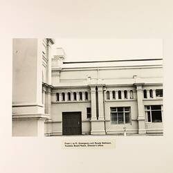 Photograph - Royale Ballroom, Trustees Board Room and Director's Office in eastern annexe, Exhibition Building, Melbourne, circa 1971.