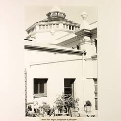 Photograph - 'The Residency' Laundry and 'The Mews', Exhibition Building, Melbourne, circa 1972