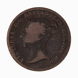Coin - Groat, Queen Victoria, Great Britain, 1838 (Obverse)