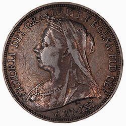 Coin - Crown, Queen Victoria, Great Britain, 1895 (Obverse)