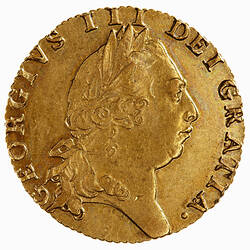 Coin - 1 Guinea, George III, Great Britain, 1794 (Obverse)