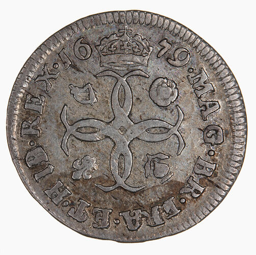 Coin - Groat, Charles II, Great Britain, 1679 (Reverse)