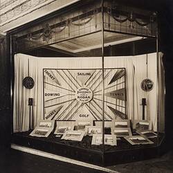 Photograph - Kodak Australasia Ltd, Shop Front Product Display, Queen Street, Brisbane, circa 1915 - 1920