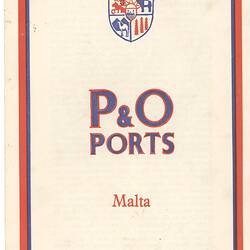 Leaflet - 'P&O Ports, Malta', P&O Lines, 1938