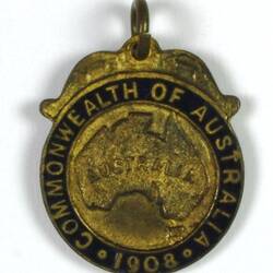 Badge - American Fleet Visit, Enamelled, circa