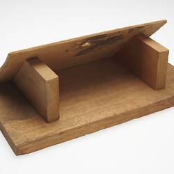 Wooden Object - Adolph Bruhn & Son, Rectangular with Inclined Section, circa 1970s-1990s