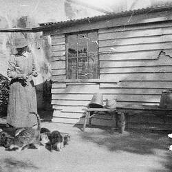 Negative - Emma Richter, 'Arallien' Farm, Big Hill, Bendigo, Victoria, circa 1905