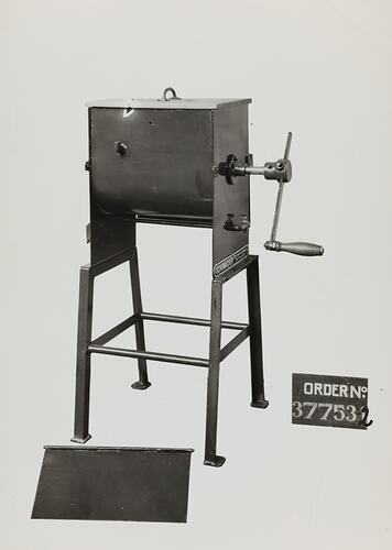 Photograph - Schumacher Mill Furnishing Works, 'Water Jacketed Mixing Machine', Port Melbourne, Victoria, 1938