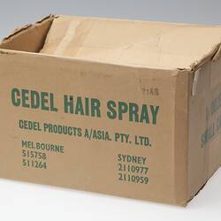 Box - Cardboard, First Aid Kit, Homemade, Sophus Bruhn, circa 1970-1990
