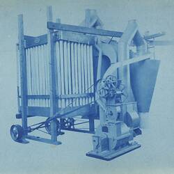 Photograph - Schumacher Mill Furnishing Works, Grinding Machine, Port Melbourne, Victoria, circa 1940s