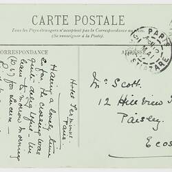 Postcard - Le Boulevard Maritime, Dieppe, France, circa 1904-1907