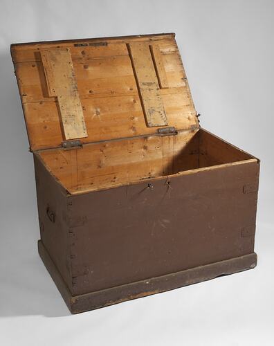 Trunk - Large, Wood, circa 1858
