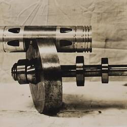 Photograph - Crankless Engines (Australia) Pty Ltd, Eight Cylinder Petrol Engine Components, Fitzroy, Victoria, 1921